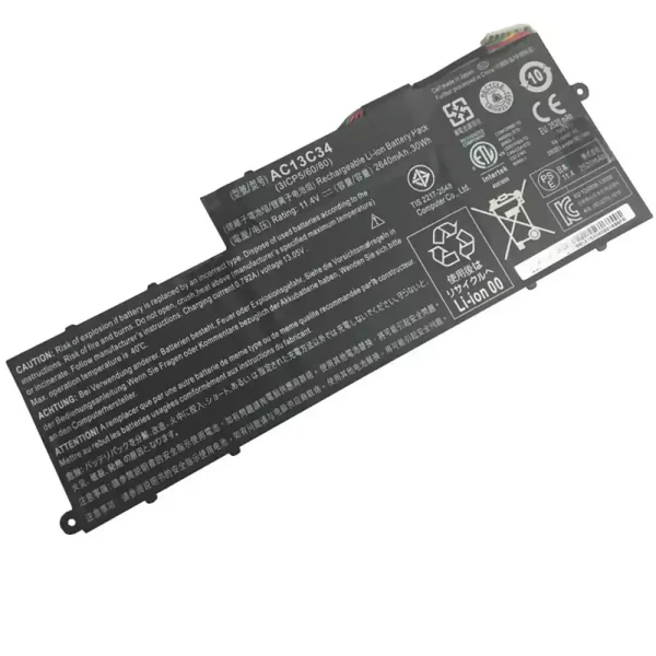 Portátil bateria nueva para ACER AC13C34