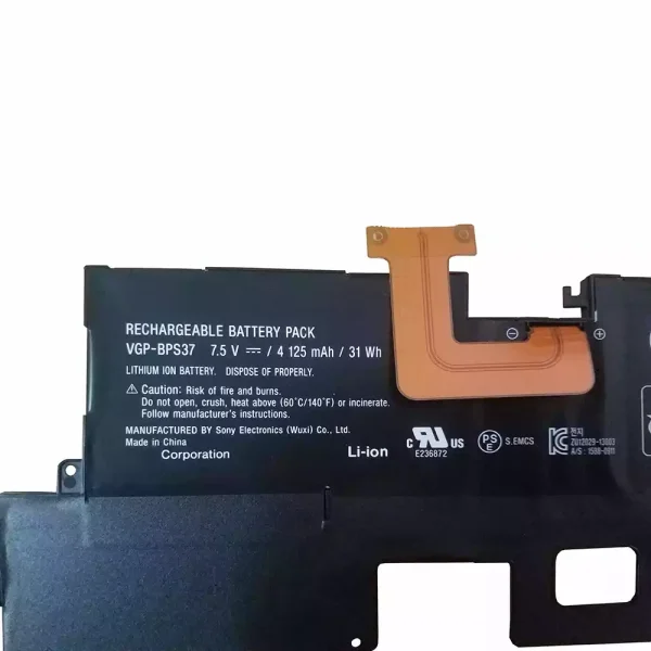 Portátil bateria nueva para SONY VGP-BPS37 - Imagen 3