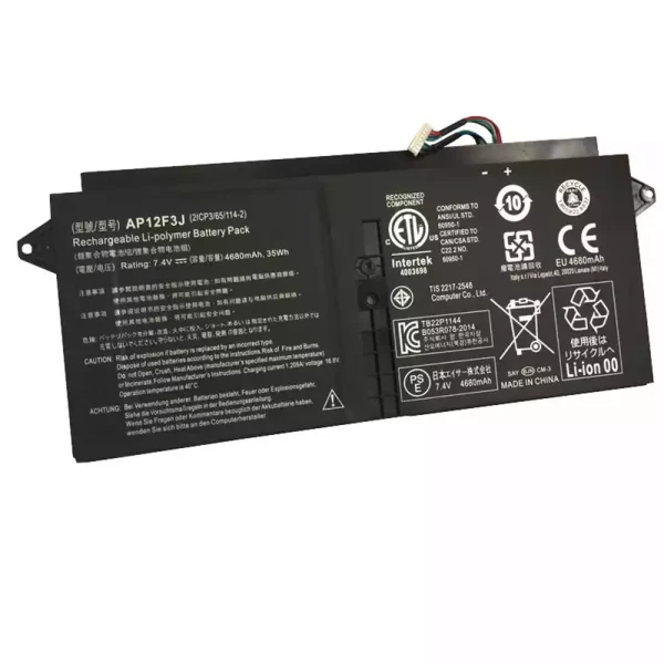 Portátil bateria nueva para ACER AP12F3J