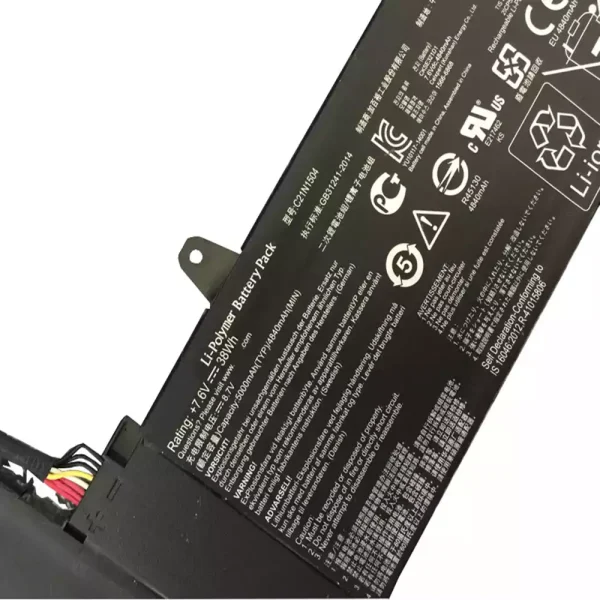 Portátil bateria nueva para ASUS C21N1504 - Imagen 3