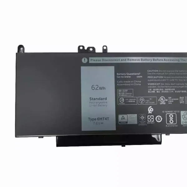 Portátil bateria nueva para Dell 6MT4T - Imagen 3