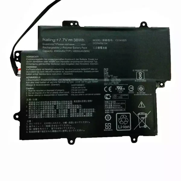 Portátil bateria nueva para ASUS C21N1625