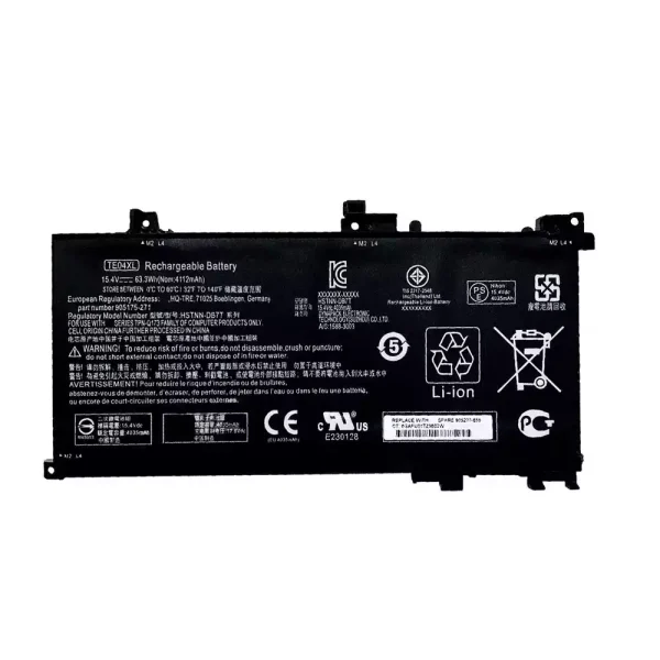 Portátil bateria nueva para HP TE04XL