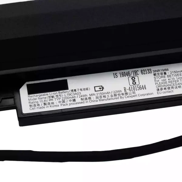 Portátil bateria nueva para LENOVO L15C3A03 - Imagen 3