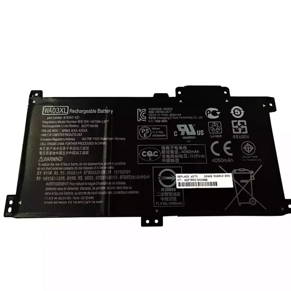 Portátil bateria nueva para HP WA03XL