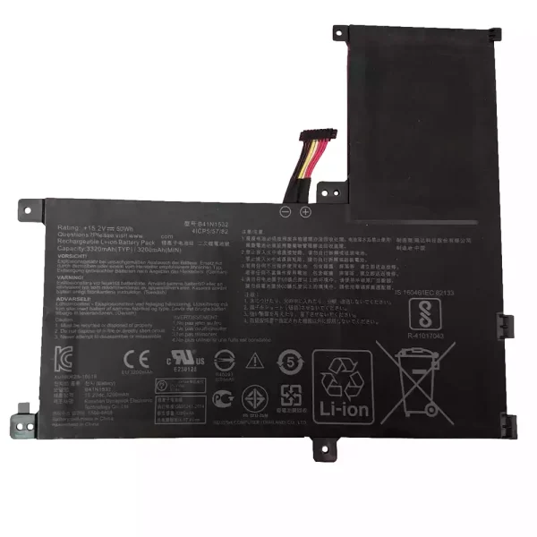 Portátil bateria nueva para ASUS B41N1532