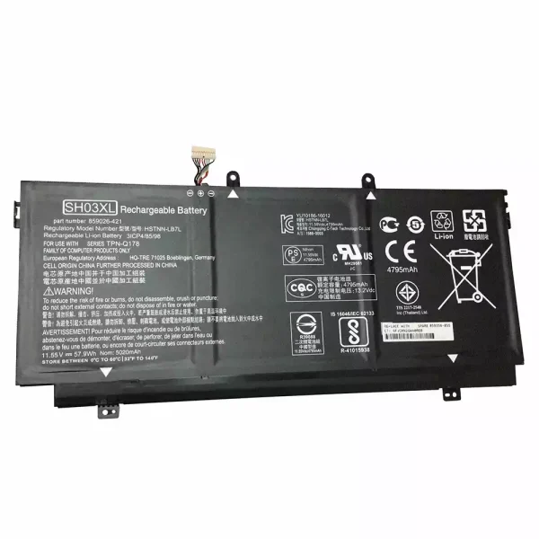 Portátil bateria nueva para HP TPN-Q178