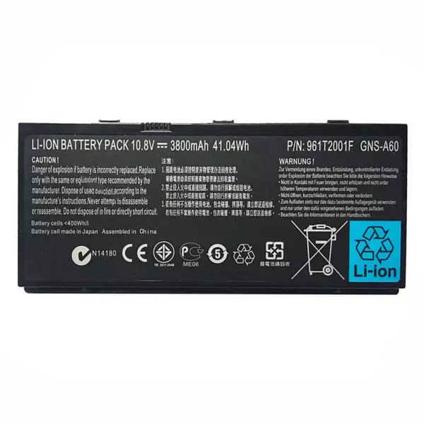 Portátil bateria nueva para GIGABYTE 961T2001F