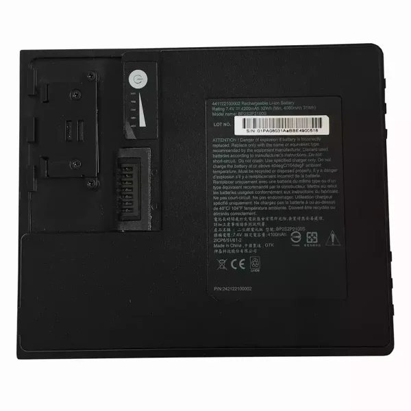 Portátil bateria nueva para Getac 441122100002