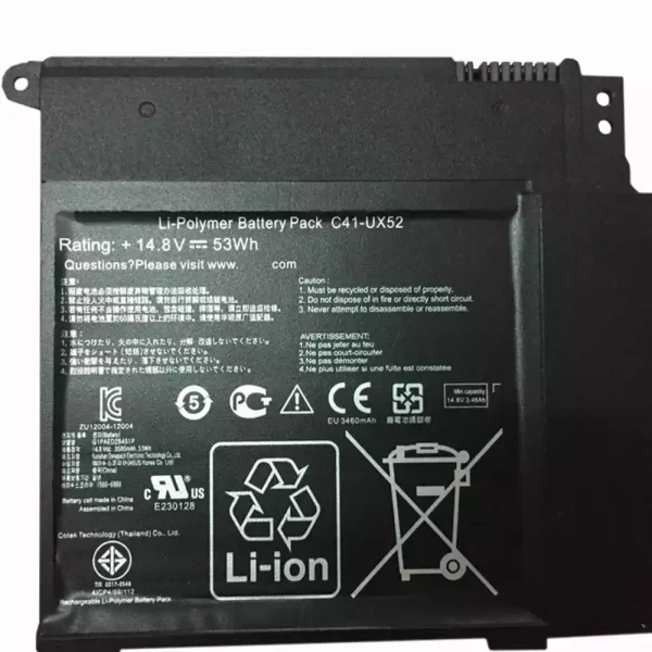 Portátil bateria nueva para ASUS C41-UX52 - Imagen 3