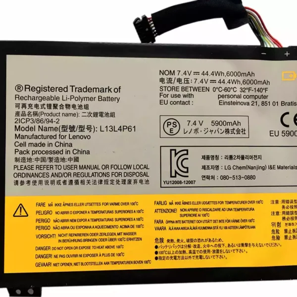 Portátil bateria nueva para LENOVO L13L4P61,L13M4P61 - Imagen 3