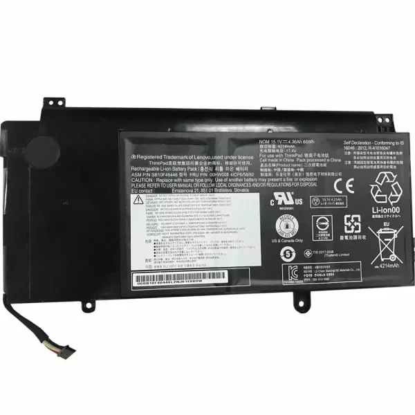 Portátil bateria nueva para LENOVO ThinkPad YOGA 15