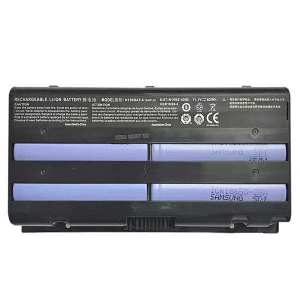 Portátil bateria nueva para CLEVO 6-87-N150S-4292，6-87-N150S-4U92