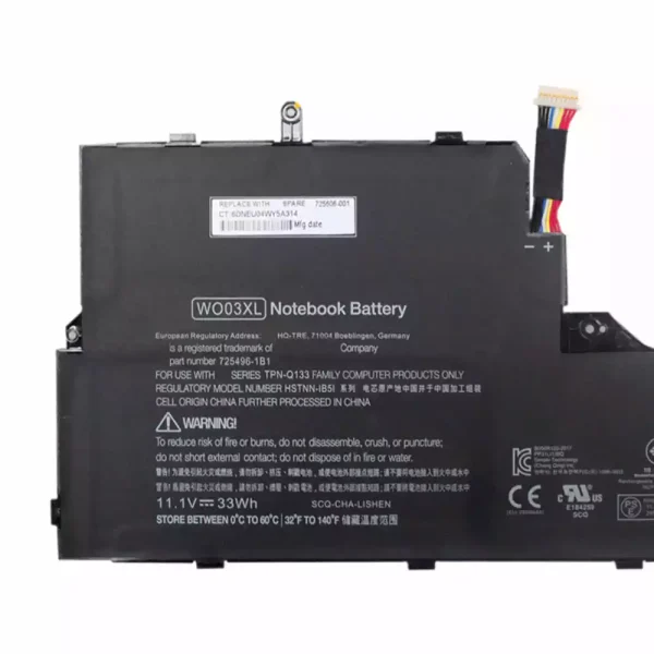 Portátil bateria nueva para HP WO03XL - Imagen 3