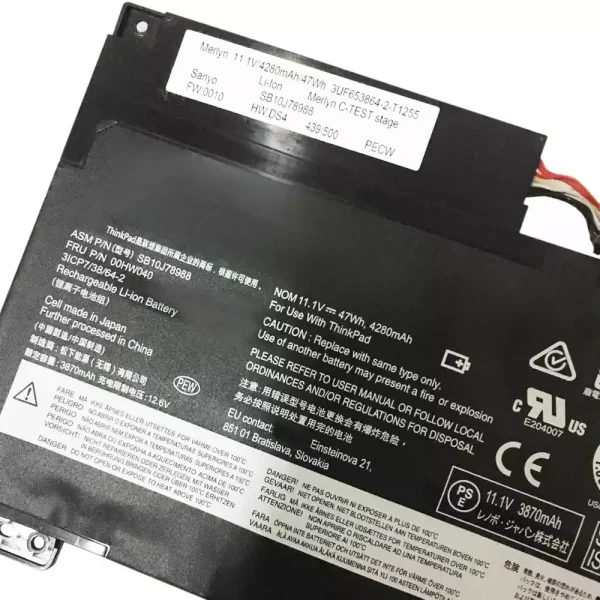 Portátil bateria nueva para LENOVO Thinkpad E560P,Thinkpad S5 - Imagen 3