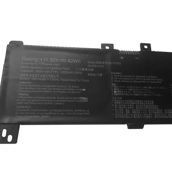 Portátil bateria nueva para ASUS B31N1635 - Imagen 3