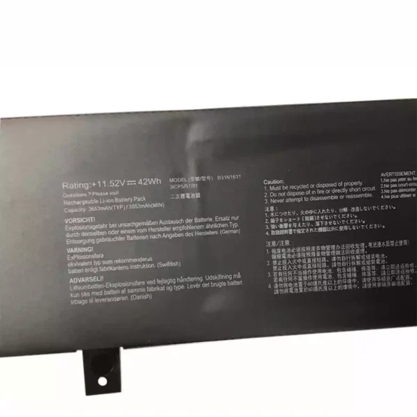 Portátil bateria nueva para ASUS B31N1631 - Imagen 3