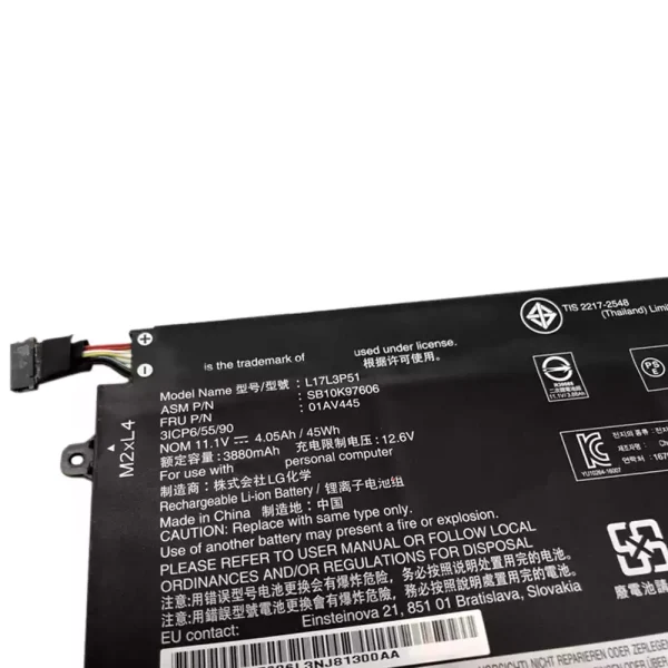 Portátil bateria nueva para LENOVO SB10K97606,SB10K97609 - Imagen 3