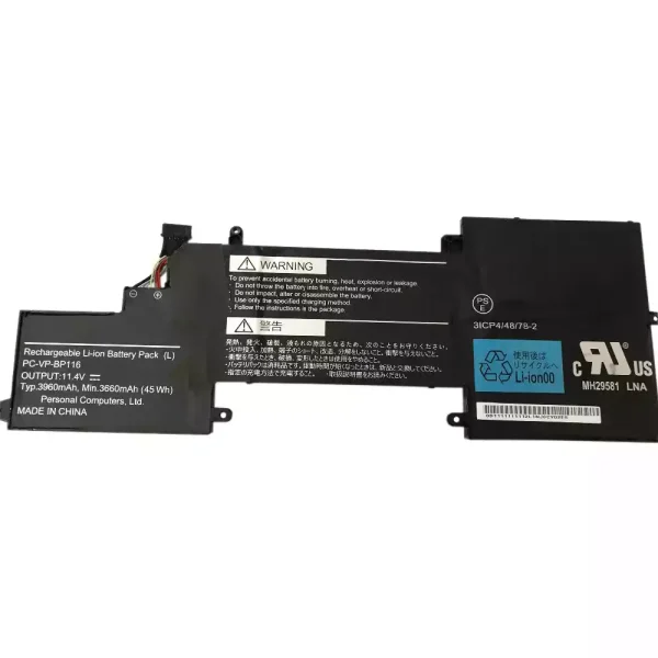 Portátil bateria nueva para NEC PC-VP-BP116