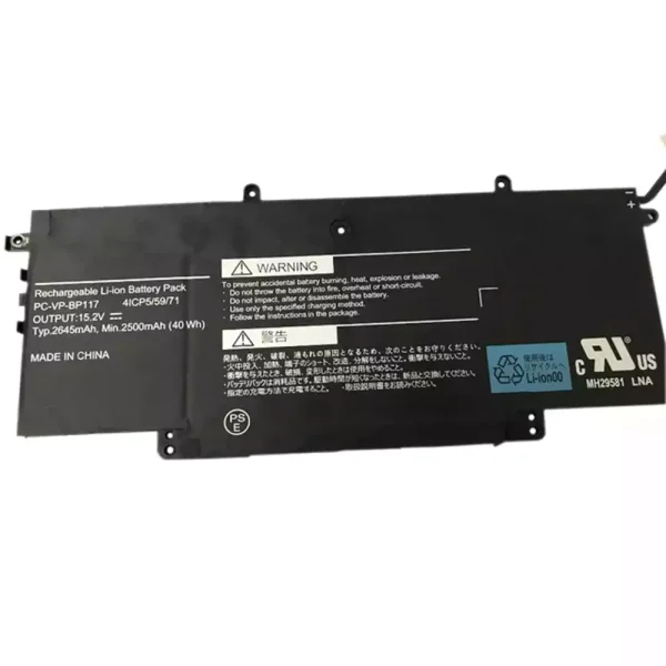 Portátil bateria nueva para NEC PC-VP-BP117