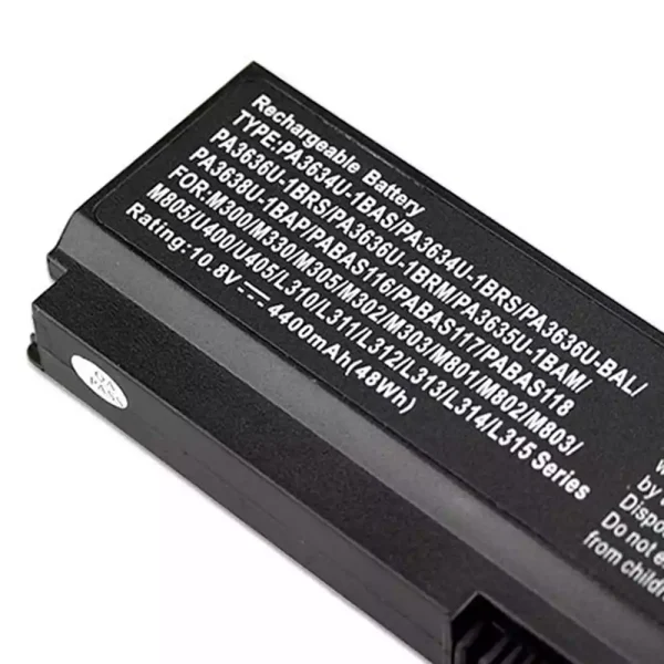 Portátil bateria nueva para TOSHIBA PABAS116,PABAS117,PABAS118 - Imagen 3