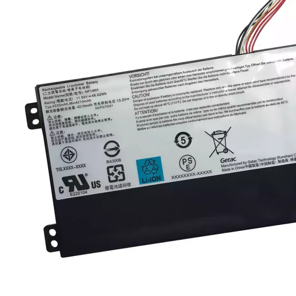 Portátil bateria nueva para GETAC NP14N1 - Imagen 3