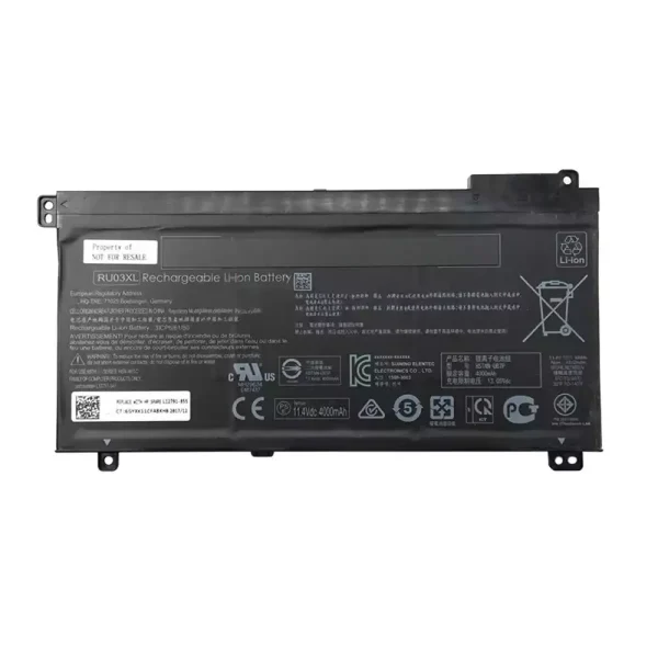 Portátil bateria nueva para HP RU03XL