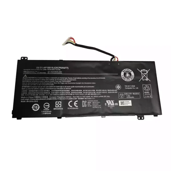 Portátil bateria nueva para ACER AP18B18J