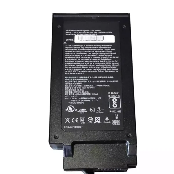 Portátil bateria nueva para GETAC 441876800002