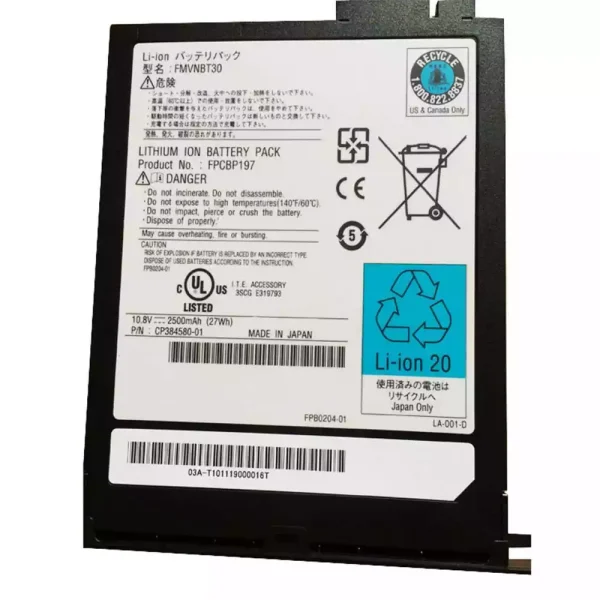 Portátil bateria nueva para Fujitsu FPCBP197,FMVNBT30 - Imagen 3