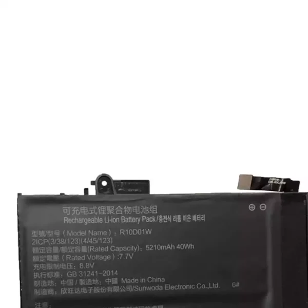 Portátil bateria nueva para XIAOMI MI R10D01W - Imagen 3