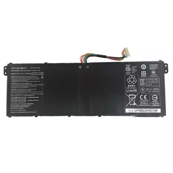 Portátil bateria nueva para ACER AC14B17J