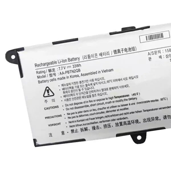 Portátil bateria nueva para SAMSUNG AA-PBTN2QB - Imagen 3