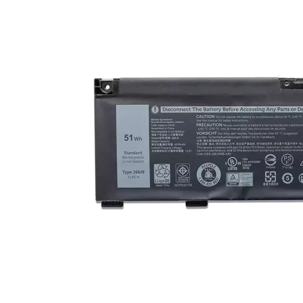 Portátil bateria nueva para DELL 266J9 - Imagen 3