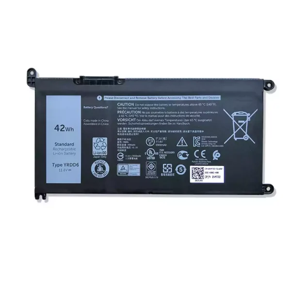 Portátil bateria nueva para DELL Inspiron 14 3400 5488 5480 5482 5485 5493 5584 5593