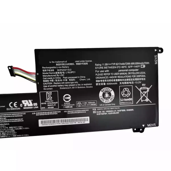 Portátil bateria nueva para LENOVO L16L6PC1 - Imagen 3