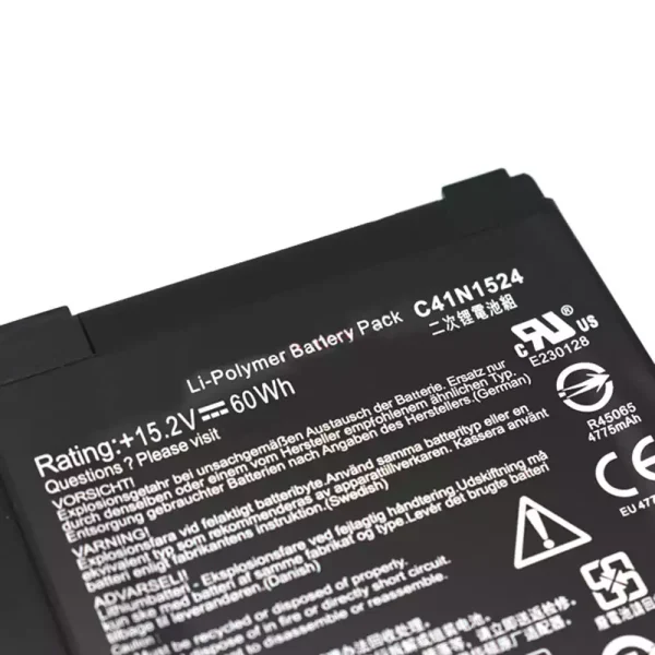 Portátil bateria nueva para ASUS C41N1524 - Imagen 3