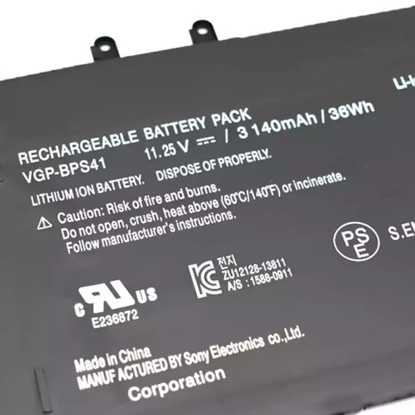 Portátil bateria nueva para SONY VGP-BPS41 - Imagen 3