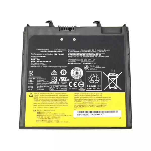 Portátil bateria nueva para LENOVO L17M2PB5