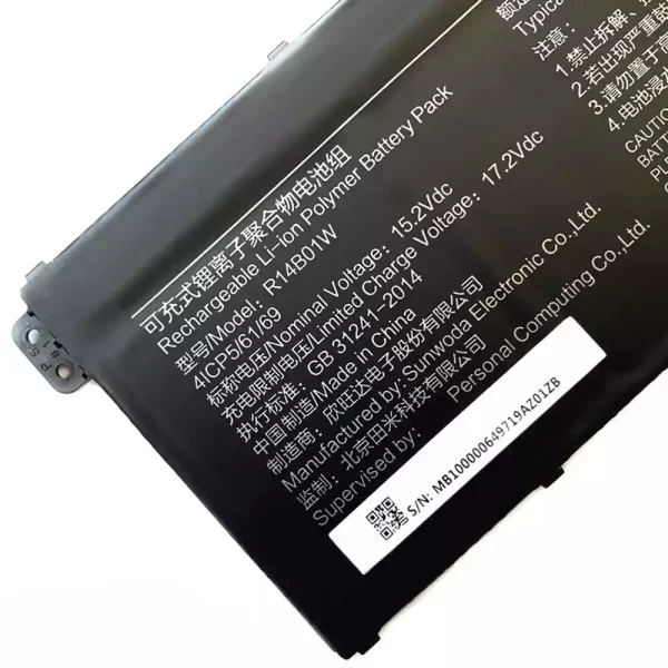 Portátil bateria nueva para XiaoMi MI R14B01W - Imagen 3