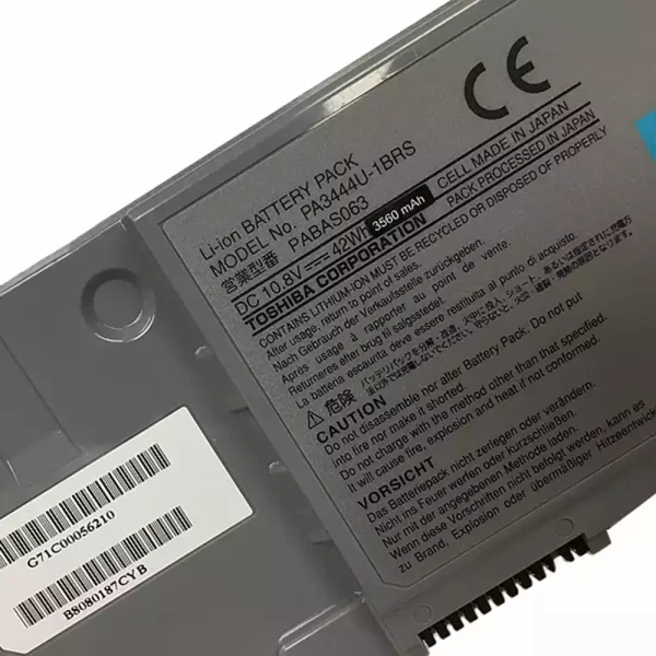 Portátil bateria nueva para Toshiba Portege R200,R200-110,R200-S234 - Imagen 3