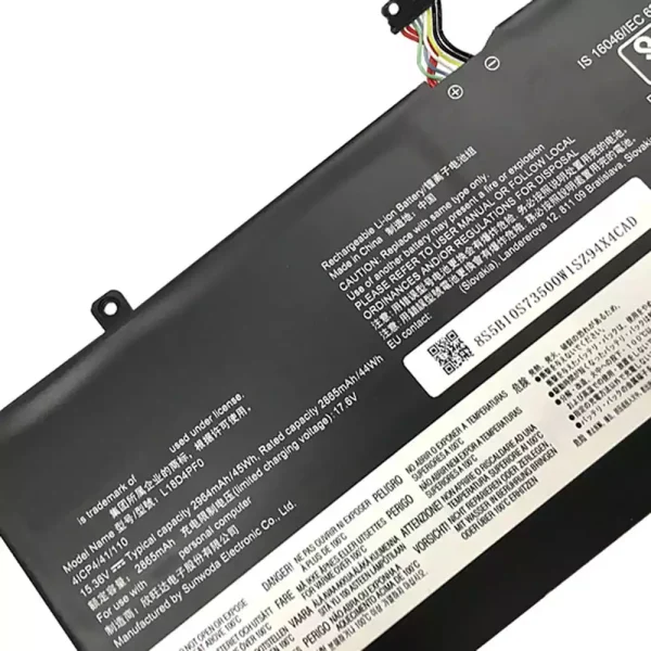 Portátil bateria nueva para LENOVO ThinkBook 13S-IWL,ThinkBook 14S, V540S - Imagen 3