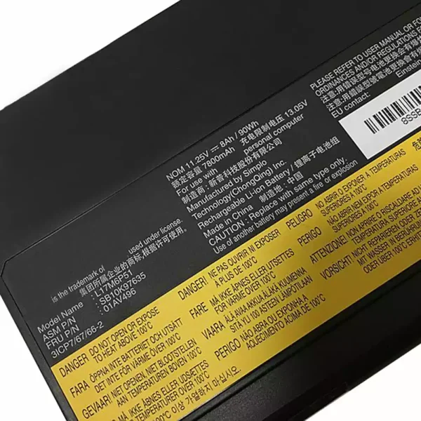 Portátil bateria nueva para LENOVO L17M6P51 L17L6P51 - Imagen 3