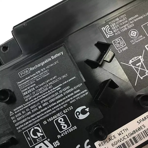 Portátil bateria nueva para HP PV06 922200-421 HSTNN-LB7Z - Imagen 3