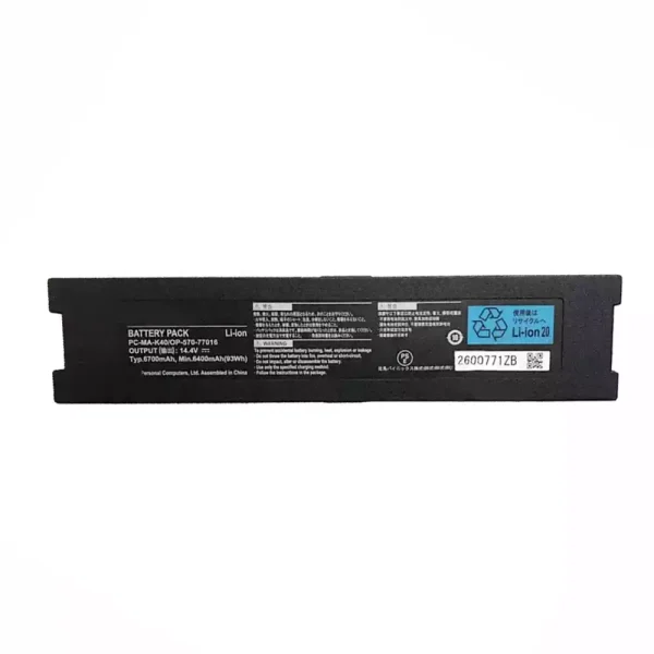 Portátil bateria nueva para NEC PC-MA-K40 OP-570-77016