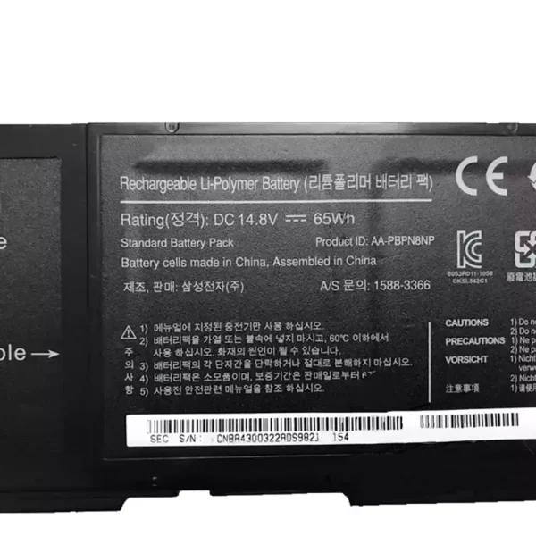 Portátil bateria nueva para SAMSUNG NP700Z3A NP700Z4A NP700Z3C - Imagen 3