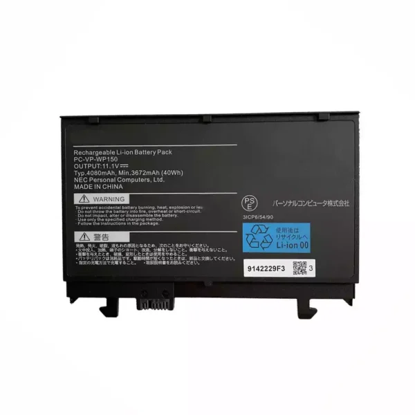 Portátil bateria nueva para NEC PC-VP-WP150