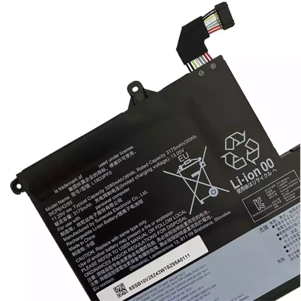 Portátil bateria nueva para LENOVO L19M3PF1 L19M3PF2 L19D3PF1 L19D3PF2 - Imagen 4