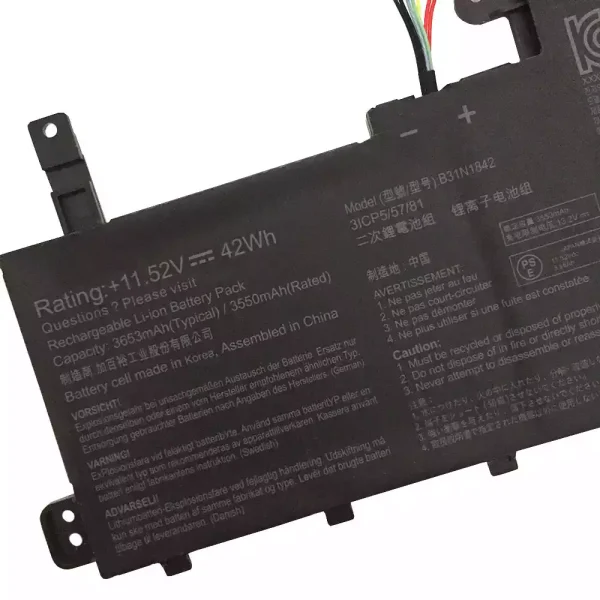 Portátil bateria nueva para ASUS B31N1842 - Imagen 3