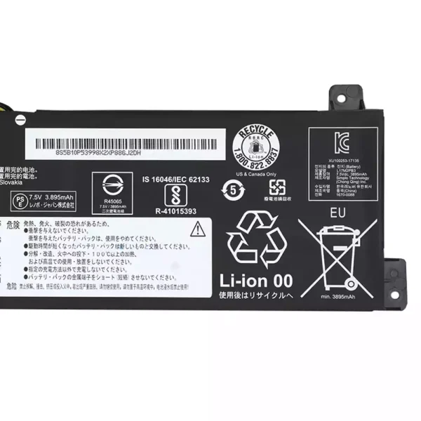 Portátil bateria nueva para LENOVO L17M2PB3 L17M2PB4 - Imagen 4